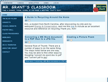 Tablet Screenshot of mrgrant.ca
